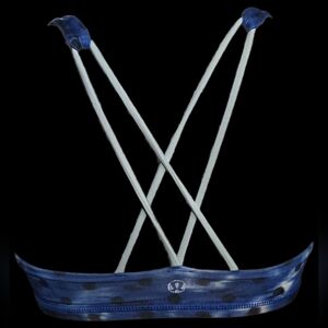 Size 4 Strappy Lululemon Blue Sports Bra